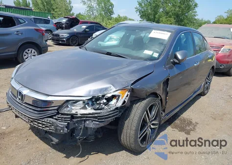2016 Honda Accord Sport z USA, uszkodzony, nr VIN 1HGCR2F50GA028176